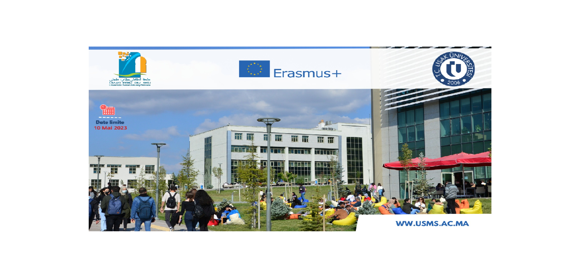 Résultats de l'appel à candidatures du programme de mobilité Erasmus+ avec « Uşak University » en Turquie pour le personnel Académique 2023-2024