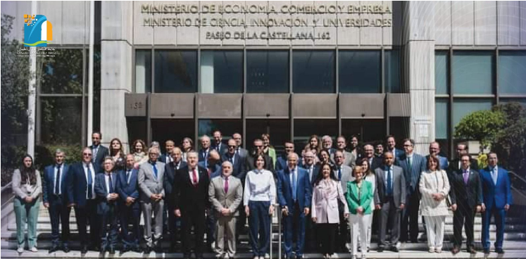 Le Président de l’Université Sultan Moulay Slimane prend part à la cérémonie de signature de plusieurs conventions avec les universités espagnoles