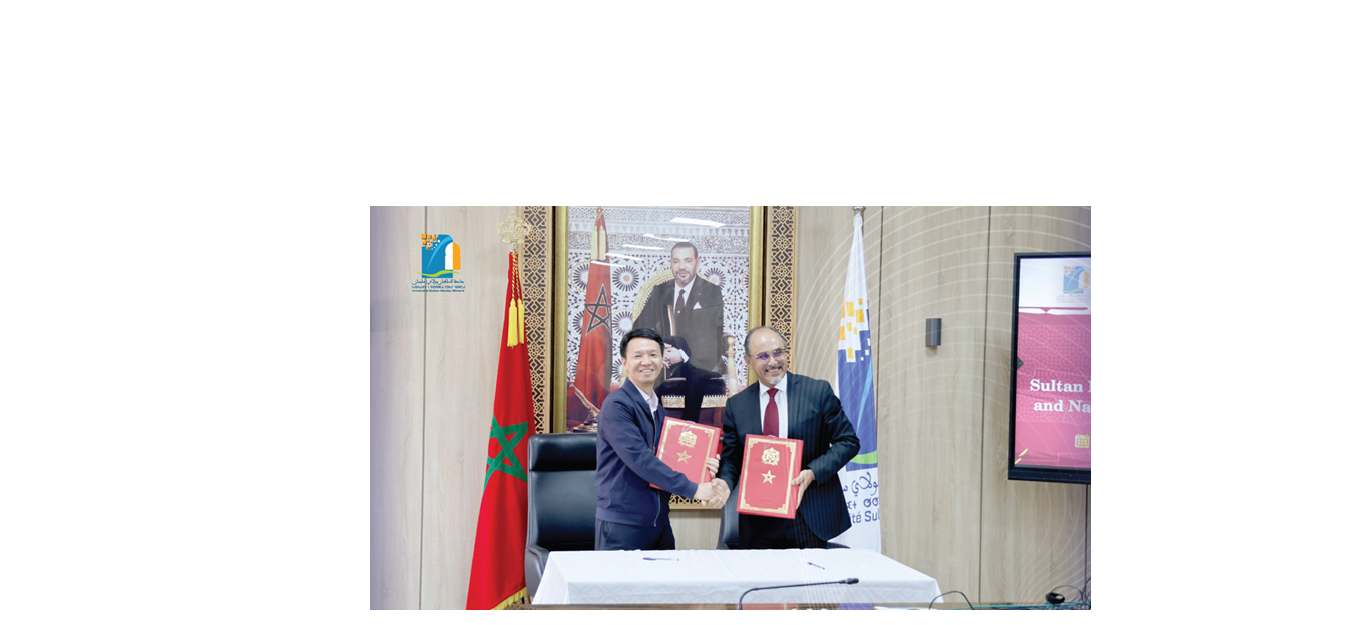 Signature d'un Memorandum of Understanding (MoU) entre l'Université Sultan Moulay Slimane et l'Université Nanchang Hangkong (Chine)