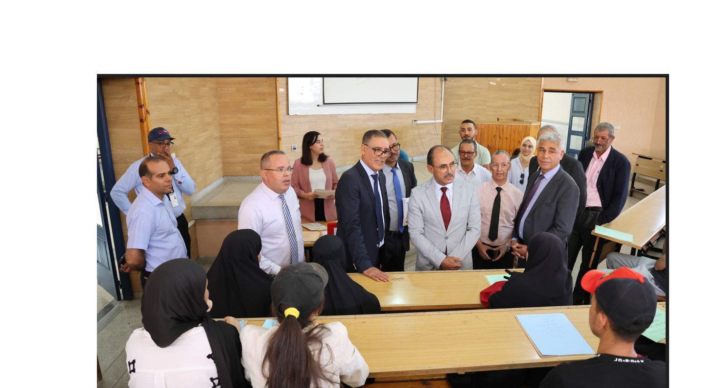 رئيس جامعة السلطان مولاي سليمان بالنيابة يواصل الزيارات التفقدية للمؤسسات الجامعية برسم الدخول الجامعي 2025-2026