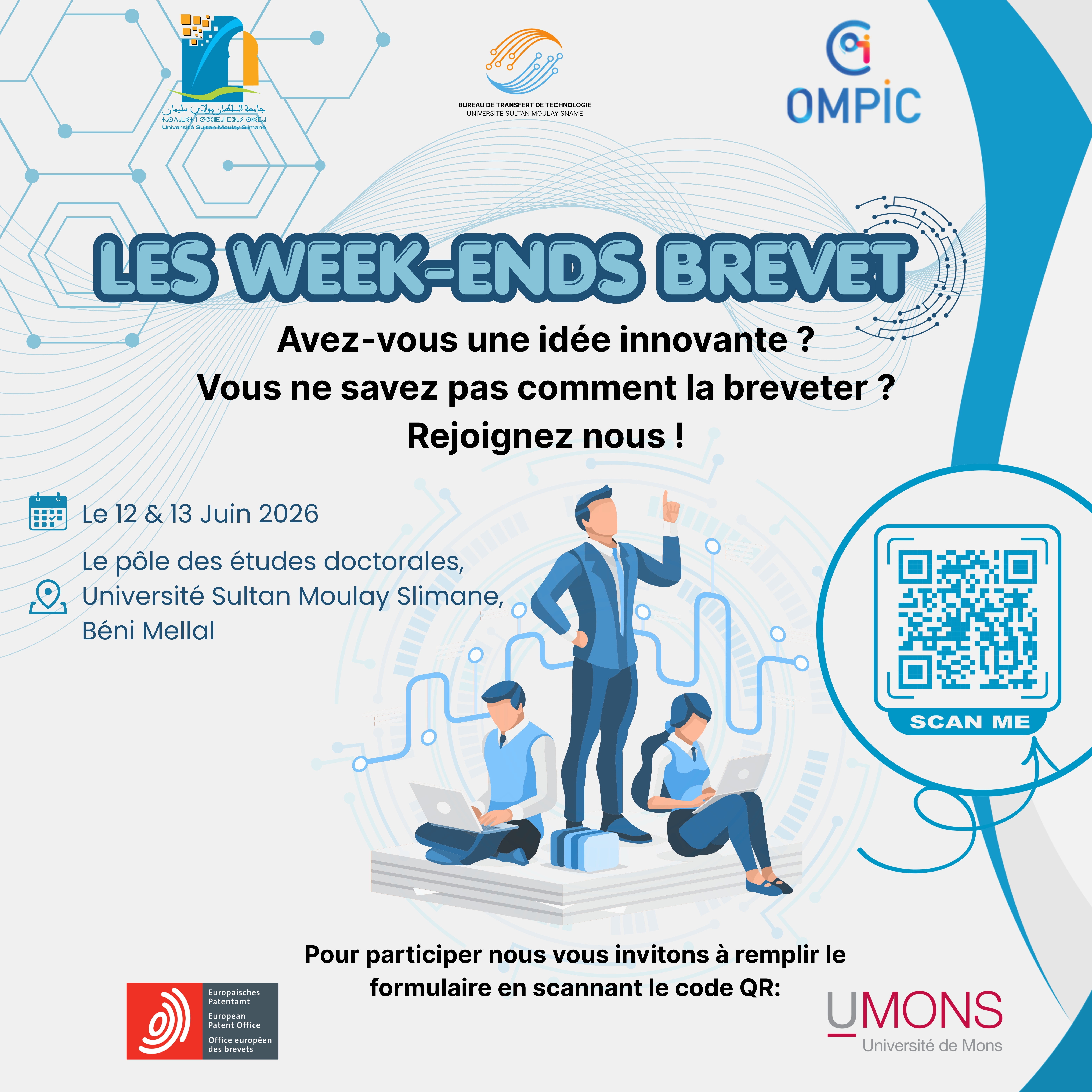 L’Université Sultan Moulay Slimane organise la 3ème édition des Weekends Brevets de l’USMS