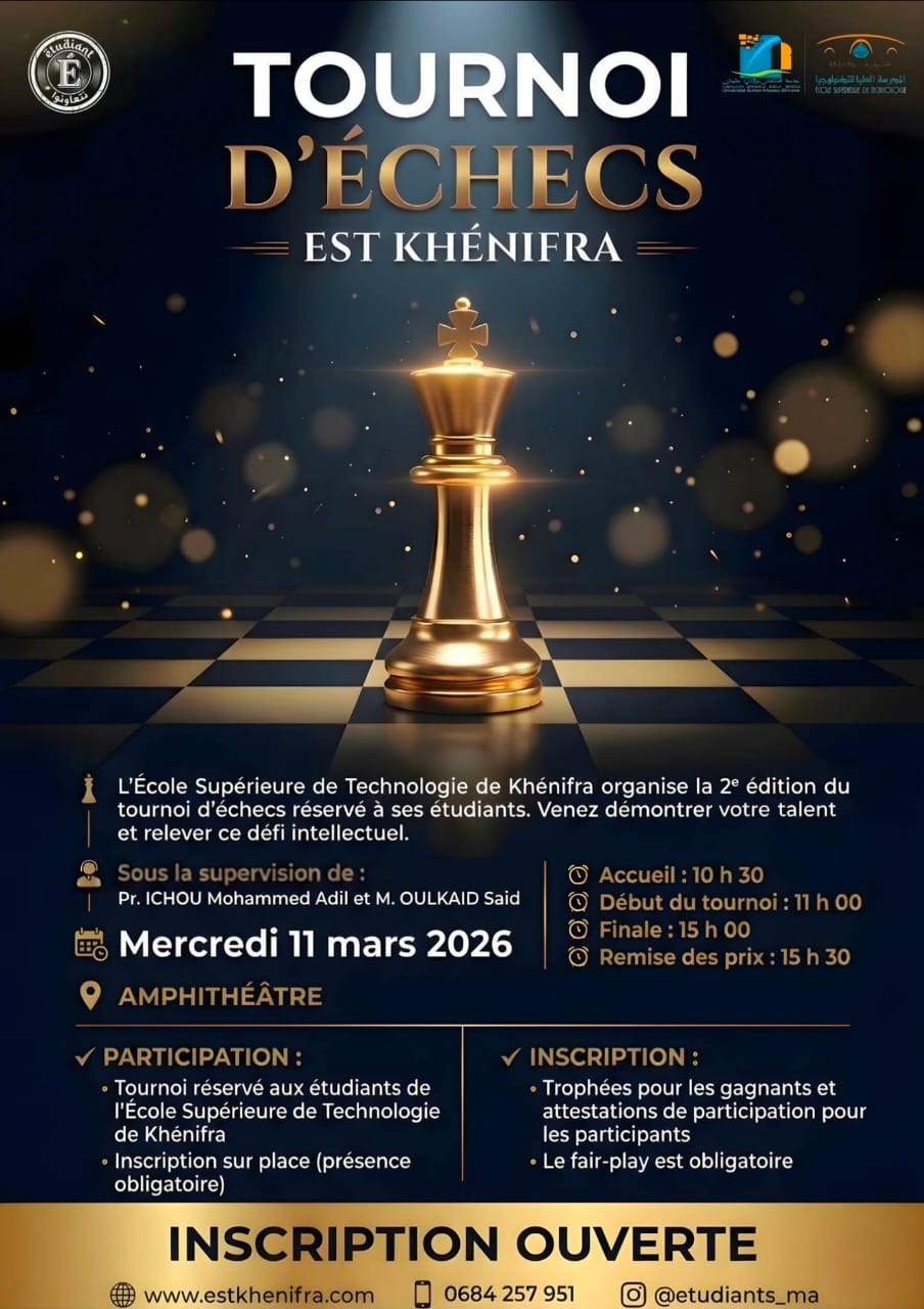 Affiche EST Khénifra