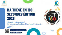 Lancement de la 11ème Édition du Concours Francophone International « Ma Thèse en 180 secondes » (MT180) – Édition 2025
