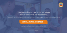 Scholarships for Master Degrees at University of Salerno