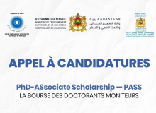 Lancement de la Bourse des Doctorants Moniteurs : « PhD-ASsociate Scholarship – PASS » au titre de l’année 2025-2026